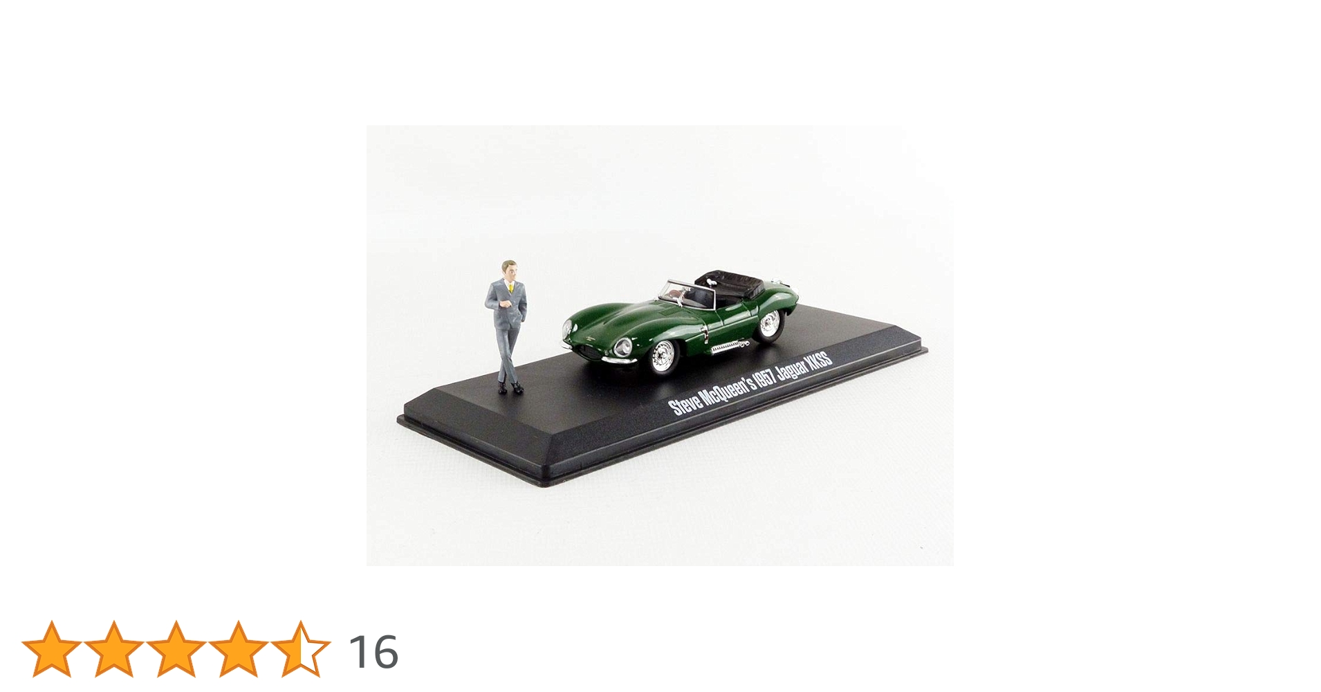 Amazon | グリーンライト 1/43 1956 ジャガー XKSS & スティーブ