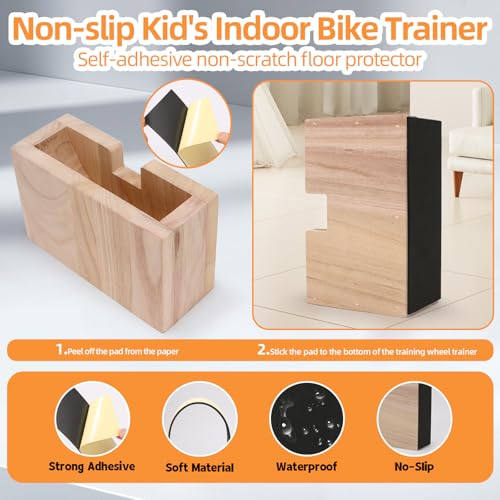 Blissfulabode MZYEZXCXLQ00 Bike Training Wheel Trainer,Indoor Kid Bike Riding Training Wheels Stabilizers,Pedal Cycle Block Holder thumb #7