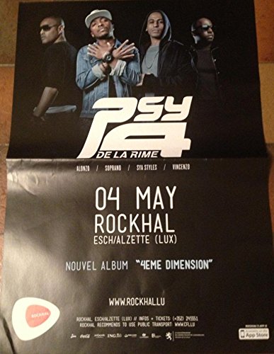 Poster Psy 4 De La Rime 50x80cm parfait pour décorer un studio de musique