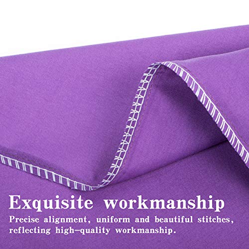 Image of NTBAY Full Microfiber Flat Sheet, 81 x 96, Purple