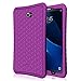 Produktbild Fintie Hülle für Samsung Galaxy Tab A 10,1 Zoll T580N / T585N Tablet - [Bienenstock Serie] Leichte rutschfeste Stoßfeste Silikon Schutzhülle Tasche Case Cover, Lila