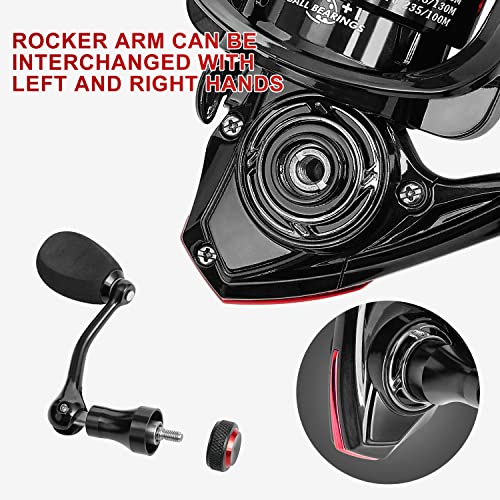 Heahold Fishing Reel Spinning Reel Compact Design Baitcaster Reels,22.04Lbs Stainless Steel Drag, 6+1 Stainless Bb For Saltwater Freshwater, Powerful Handle Casting Reel Available In 5.2:1 Gear Ratio #TOP4