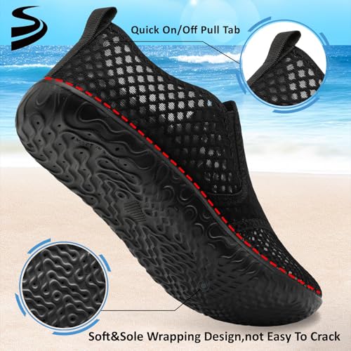 Spesoul Water Shoes for Women Men Quick-Dry Swim Shoes Barefoot Aqua Socks Breathable Beach Sandals for Pool Surf Travel Camping Yoga Outdoor Sports2