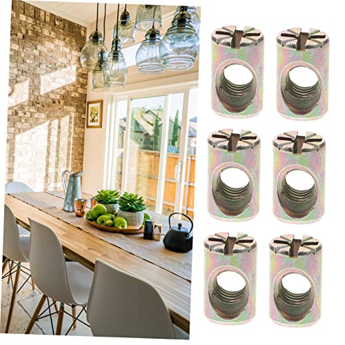 Villcase 60 Pcs Chairs Cross Beds And Nut Furniture Dowels Mm Hardware Slotted Crib Mxmm For Dowel Nuts Barrel Replacement Metric Kit #TOP4