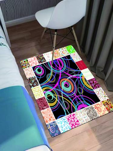 Tapis de bain absorbant l'eau en microfibre douce et durable de luxe