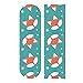 MNSRUU Carino Cartoon Foxes Skateboard Grip Sheet Scooter Deck carta sabbia 22,9 x 33"