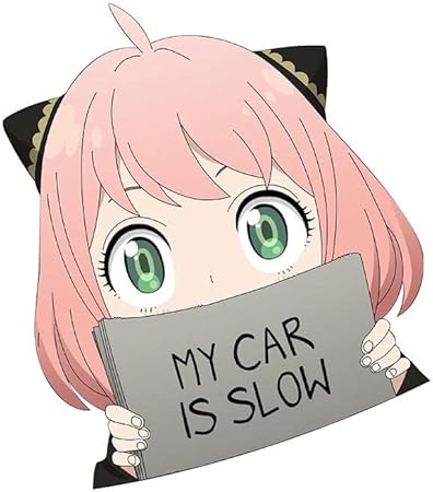 Amazon Earlfamily 13cm 私の車は遅い アーニャ 面白い アニメ ステッカー 自転車 オートバイ ヘルメット 車 窓 ガソリンキャップ アップリケ A ステッカー デカール 車 バイク Amazon Earlfamily 13cm 私の車は遅い アーニャ 面白い アニメ ステッカー 自転車 オートバイ ヘルメット 車 窓 ガソリンキャップ アップリケ A ステッカー デカール 車 バイク