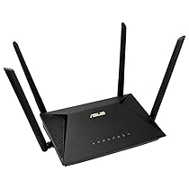 ASUS RT-AX53U AX1800 Router Estendibile con Mobile Tethering, Per Modem Operatore e ONT, Alternativa ai Router 4G 5G, WiFi 6, Connessione Veloce, Protezione Internet Inclusa, Aggiornamenti Illimitati