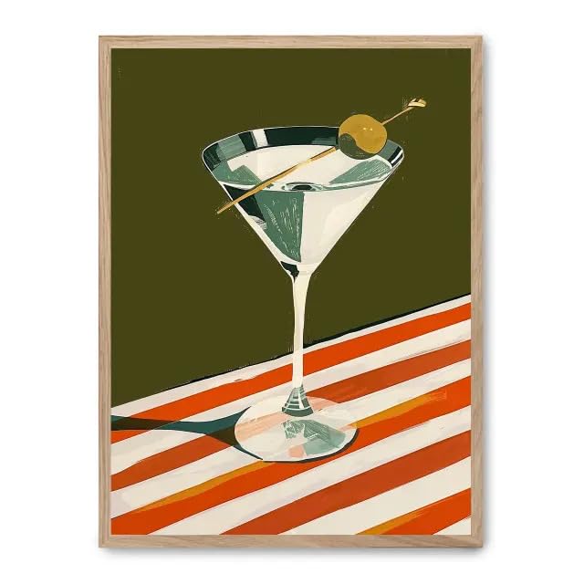 Cuadro martini FASE5 : tableau décoratif vintage de bar pour une ambiance bistrot chic