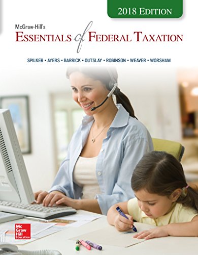 McGraw-Hill's Essentials of Federal Taxation 20... 1260007642 Book Cover