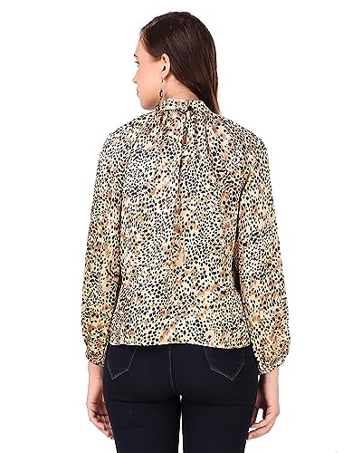 Image of BoheeWohee Women's Full Sleeves Casual Satin Top