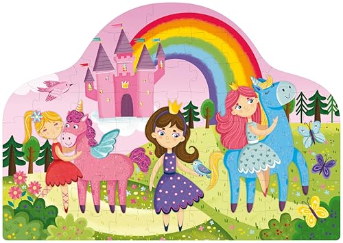 Principesse E Unicorni. Libro E Puzzle Fantasy. Con Puzzle - 5