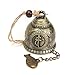 Raza Vintage Buddha Statue Pattern Bell Blessing Feng Shui Wind Chime for Good Luck Fortune Home Car Crafts Hanging Decoration Gift