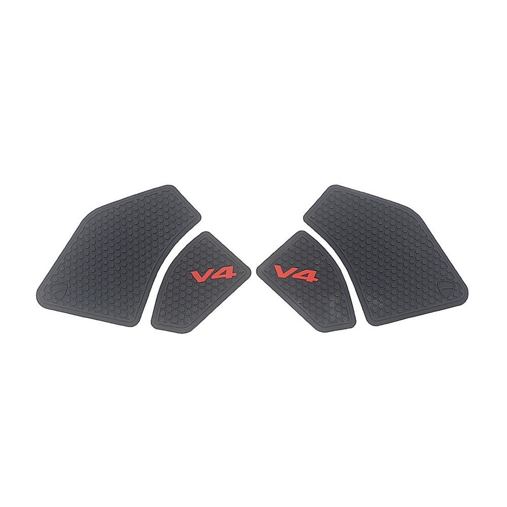 Coussinets de réservoir pour Streetfighter V4 S et Panigale, grip de traction moto noir