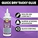 Aleene's Quick Dry Tacky Glue, Premium All-Purpose Adjesove, Quick Drying and Fast Tacking, 4 fl oz 3-Pack