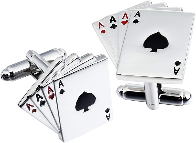 Gemelli Per Camicia Uomo Hawson - Design Animali In Ottone