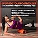 URBNFit Vibrating Foam Roller - Electric Muscle & Back Roller w/ 5 Speeds for Physical Therapy Exercise, Deep Tissue Massage, Post Workout Recovery and Trigger Point Release﻿
