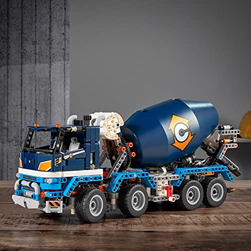 LEGO Building Block Technic Multicolour Plastic Concrete Mixer Truck 42112 Building Set - Image 15
