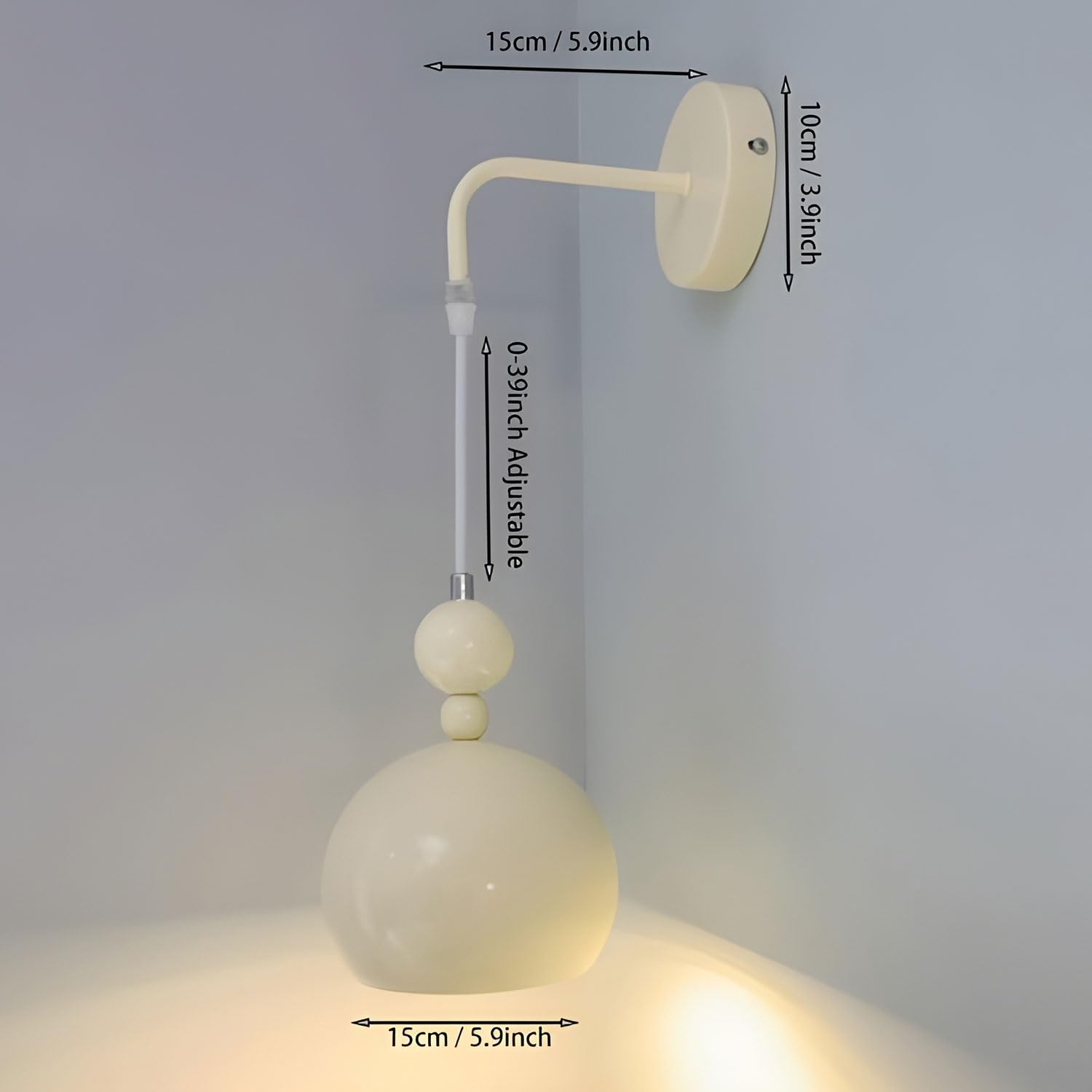 Wampiry ścienne Kinkiety ścienne, zestawy 2 sztuk, kinkiety na baterie, ściemnialna lampa ścienna bezprzewodowa, oświetlenie z pilotem(Two Colors)