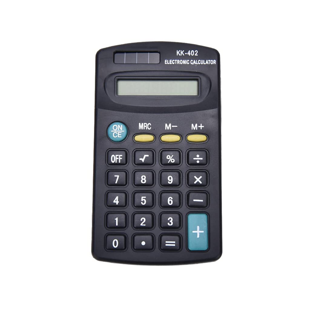 Nihenhao Black 8 Digits Standard Electronic Calculators Battery Powered Calculator With Large Lcd Display For Office Home School Use