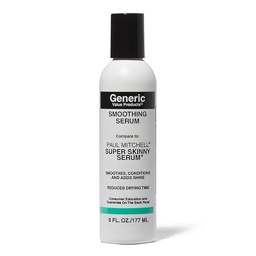 Generic Value Products Suero suavizante, crema de peinado, antiencrespamiento, protector térmico, acondicionador, cabello húmedo o seco, 6 onzas