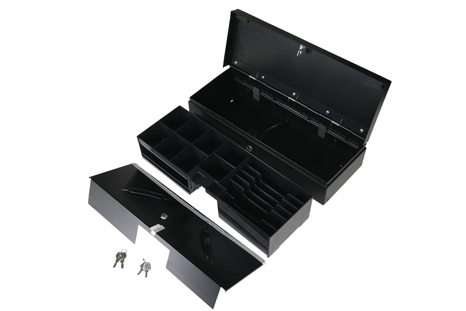 Kassenschublade Flip-Top-Schublade Zweifachverriegelung RJ12-Stecker kaltgewalzter Stahl HDWR HD-KFT46