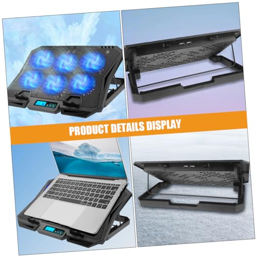 Base para laptop con ventilador y altura ajustable miniatura 4