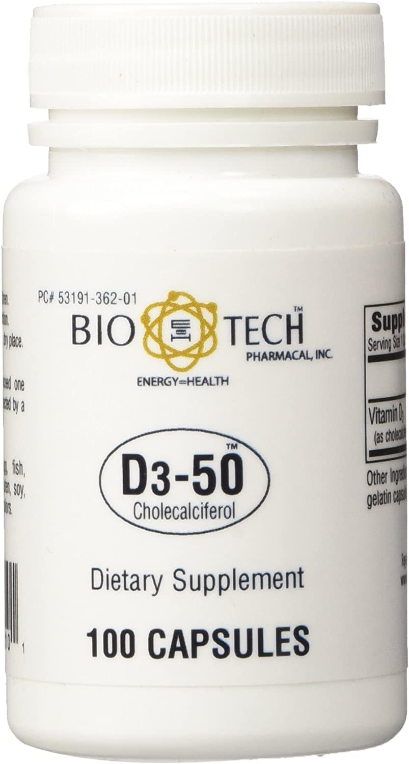 D3-50 100 Capsules BIO-TECH