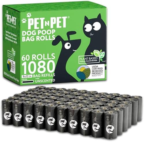 Pet N Pet 1080 Counts Black Po...