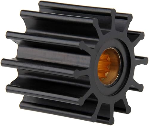 Miniatura 4 de big-autoparts Impulsor de bomba de agua de 12 cuchillas impulsor de barco compatible con Jabsco Sierra GLM Mallory Onan Perkins Volvo-Penta Yanmar