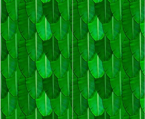 Image of ZEONELYMART Banana Leaf Curtain backdrops Decorations 10x8 feet | puja Background for Decoration| backdrops for Decoration Pooja | Banana Background Decorations Cloth