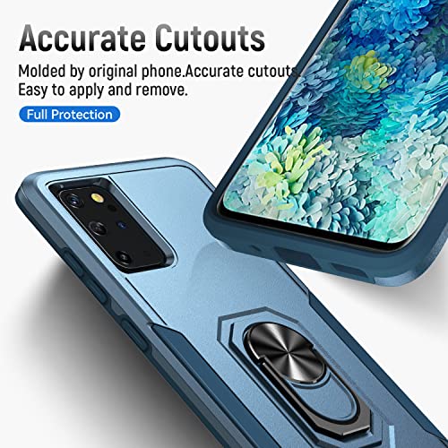 Fucozan Samsung Galaxy S20 Plus Case with Kickstand, Armor Magnetic Ring, Rugged Protective Military Grade Shockproof Case for Galaxy S20 Plus (Navy) by Fucozan - Image 8