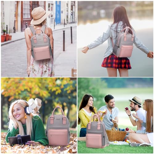 Image of LOVEVOOK Mini Backpack for Women Stylish Waterproof Backpack Purse with USB Port, Cute Daypack for College Travel Party
