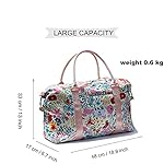 ESVAN Travel Tote Duffel Gym Bag,Weekender Overnight Carry-on Tote Crossbody Bag with Wet Pocket and Trolley Sleeve Upgraded - Image 2
