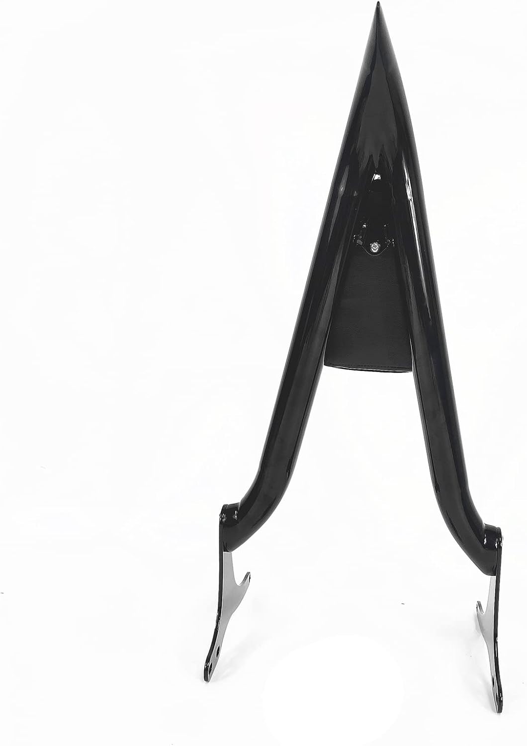 Black Sissy Bar Passenger Backrest Rear Pad Compatible for Harley Davidson Touring 1997-2008 Road King Electra Glide Street Glide FLHR FLHX FLHT FLTR [26 Inches Height]