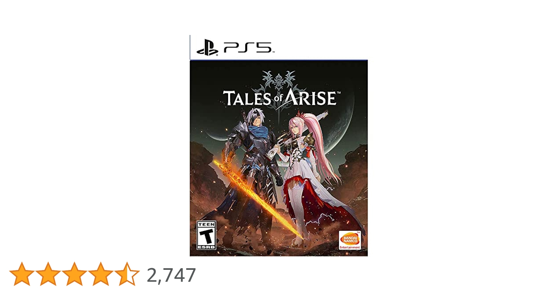 BANDAI NAMCO Entertainment - テイルズオブアライズ PS5 Amazon.co.jp: 【PS5】Tales of ARISE : PCソフト