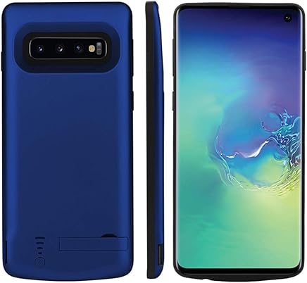 Samsung Galaxy S10 Funda Bater?a, 5000mAh. Externa Funda Cargador Portatil Power Bank Backup Ultra Fina Recargable Bater?a Externa Carcasa Funda Protectora Extra Pack Blue Samsung Galaxy S10 Funda Bater?a, 5000mAh. Externa Funda Cargador Portatil Power Bank Backup Ultra Fina Recargable Bater?a Externa Carcasa Funda Protectora Extra Pack Blue