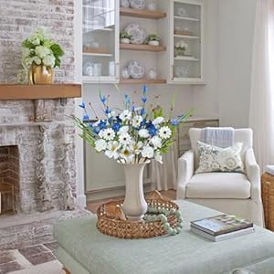 6pcsartificialflowersfor4thofjulypatrioticdecorationsartificialdaisyflowerswithbluestarsindependencedayflowersformemorialdayhomeofficetabledecor Urban Country Home Decor 6 pcs artificial flowers for 4th of july patriotic decorations artificial daisy flowers with blue stars independence day flowers for memorial day home office table decor urban country home decor