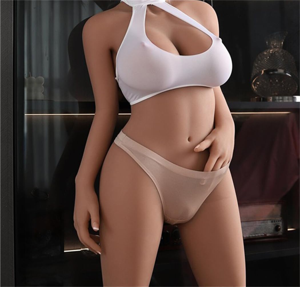 57lb/4.6ft Sex Doll Chest Full Size Sex Love Doll Adult Sex Toy Lifelike Breast Sex Love Doll Female Torso Metal Skeleton Life Size Sex Love Doll Fun Sex Toy TPE Silicone Sex Doll
