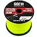 GO!elements 100m Paracord Seil aus reißfestem Nylon - 3mm Paracord 425 Typ II max. 192kg - Schnüre als Outdoor Seil, Allzweckseil, Survival Seil, Armband, Hundeleine, Nylonschnur, Farbe:Neon