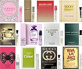 Women's Perfume Sampler Lot x 12 Sample Vials - High End Desginer Fragrance Samples (Set 1a)