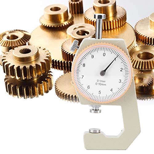 Calibrador de Grosor, Calibrador de Aleación de Aluminio, Medidor de Grosor Preciso para Joyería y Cuero, Cabeza Plana miniatura 4