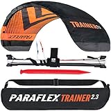 Wolkenstürmer Paraflex Trainer 2.3 Aile de Kitesurf   Orange Fluo     3 Lignes cerf Volant en complément Mountain Board   Aile de Traction