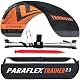 Lenkmatte Wolkenstürmer Paraflex Trainer 3-Leiner in Schwarz/Orange