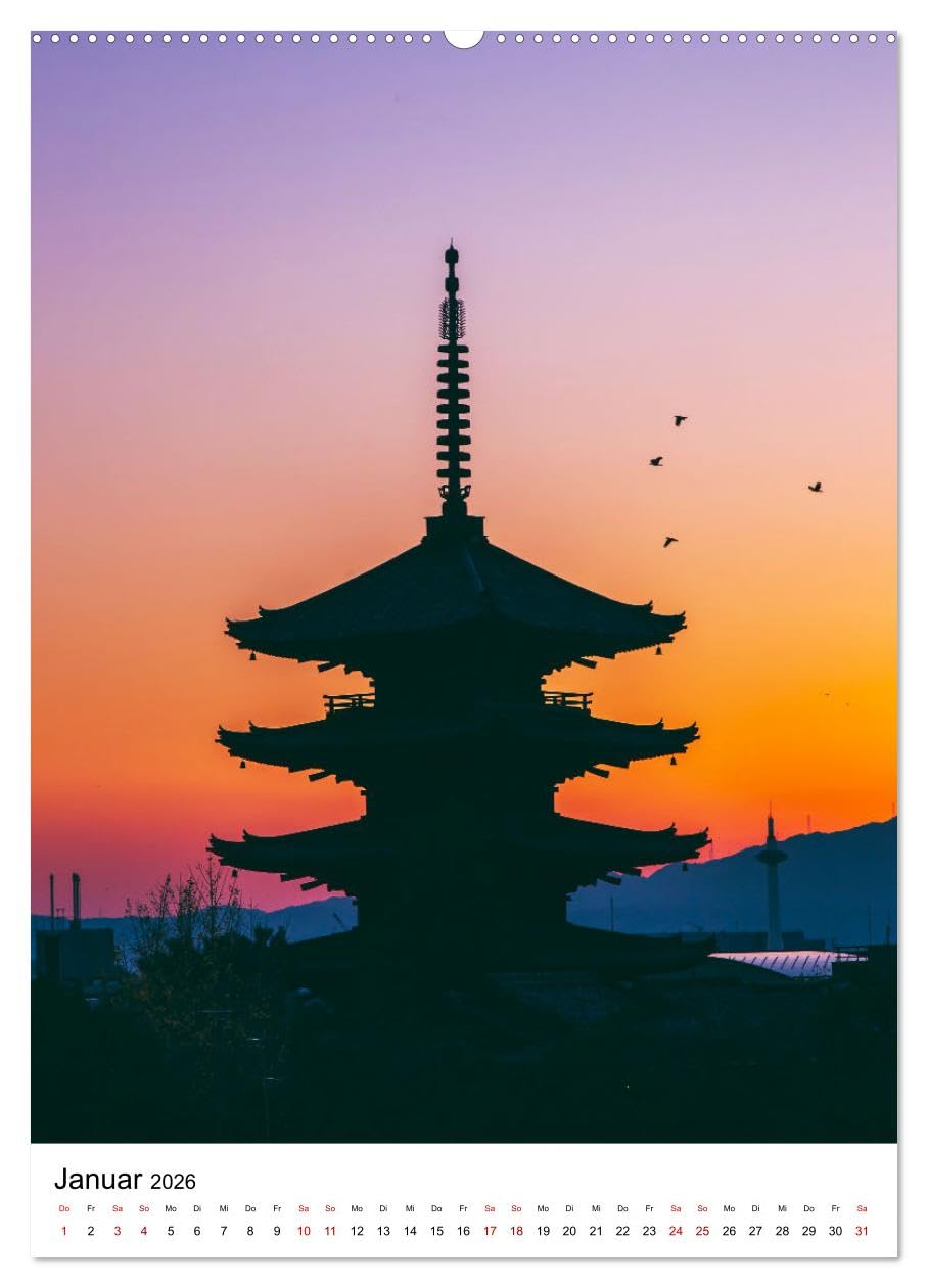 Japan - Moderne trifft auf Tradition. (Wandkalender 2026 DIN A2 hoch), CALVENDO Monatskalender: Im "Land der aufgehenden Sonne" trifft die Moderne auf die Tradition.