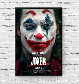 ジョーカー　特大ポスター　超希少！！　515mm×1456mm Amazon.co.jp: 【フレーム付-黒-】 映画ポスター ジョーカー