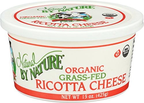 Natural By Nature, Organic Grass-fed Ricotta Cheese, 15 Oz