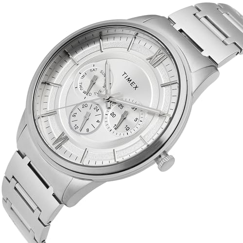 Image of TIMEX Analog Watch for Man with Round Dial & Water Resistant Men's Wrist Watches