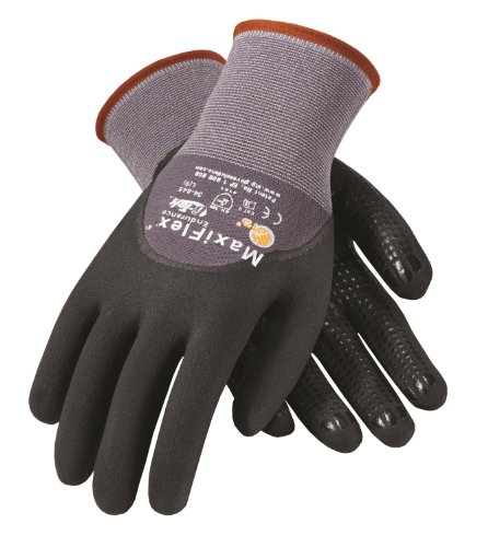 G-TEK Maxiflex Endurance 34-845 Seamless Knit Coated Gloves (Large)