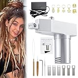 Dreadlock Machine, Handheld Fast & Easy DIY Dreadlocks Maker, Automatic Loc Machine with 6 Replacement Holes and Multiple Tools